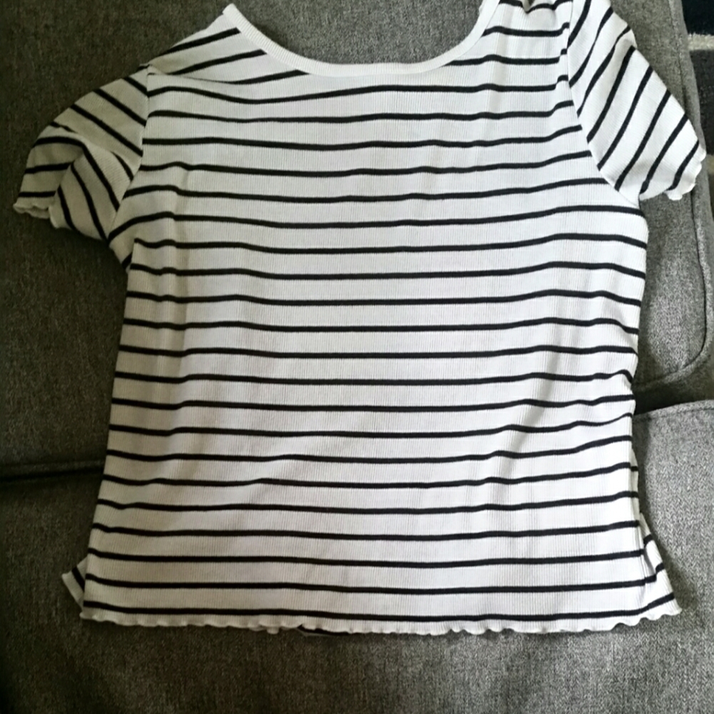 Stripped crop top